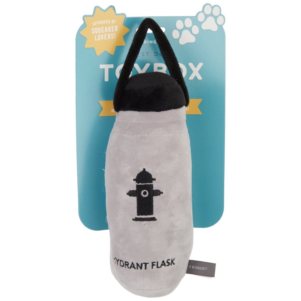 Hydrant Flask - By Fringe Studio Squeaky Plush Dog Toy